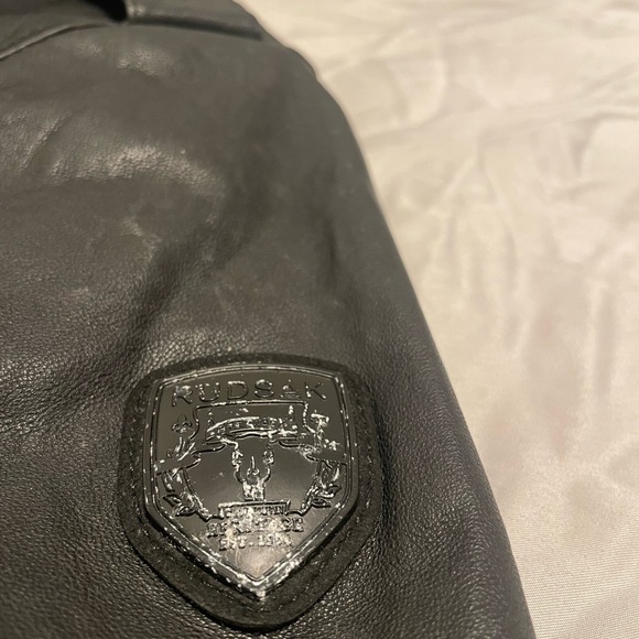 Rudsak leather bomber jacket. - Picture 3 of 4